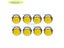 8pcs Led Arcade Button Kit Luminescent Silver 12v 33mm Button For Arcade Jamma Carousel 5