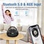Portable Multifunctional CD Player, Bluetooth, Dual Stereo Speakers, USB, Radio Carousel 4