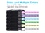 Labelife 5PCS TZe231 Label Tape Mix Colors Compatible For P Touch Label Maker Carousel 4