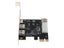 1 Set PCI-e 1X IEEE 1394A 4 Port(3 1) Firewire Card Adapter With 6 Pin To 4 Pin Carousel 4