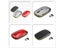 2.4G Wireless Mouse USB 2.0 Receiver Super Slim Mini Cute Optical Wireless Carousel 7