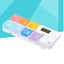 1pc 7 Compartments Pill Box Portable Combination Timing Remind Smart Medicine C Carousel 2