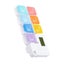 1pc 7 Compartments Pill Box Portable Combination Timing Remind Smart Medicine C Carousel 3
