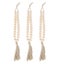 3pcs Durable Delicate Wood Bead Curtain Rope Woven Rope Curtain Tieback Tassel Carousel 1