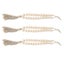 3pcs Durable Delicate Wood Bead Curtain Rope Woven Rope Curtain Tieback Tassel Carousel 2