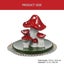 1 Set Backflow Incense Burner Desktop Mushroom Censer Incense Holder Carousel 3