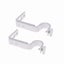 2 Pcs Heavy Duty Hook Curtain Mounting Holder Curtain Rod Bracket Drapery Rod B Carousel 4