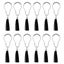 12pcs Decorative Practical Durable Bathroom Curtain Rings Glide Rings Curtain R Carousel 1