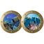 2pcs Bedroom 3d Wall Stickers Sea Life Wall Art Sticker Wall Decorative Sticker Carousel 1
