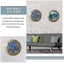 2pcs Bedroom 3d Wall Stickers Sea Life Wall Art Sticker Wall Decorative Sticker Carousel 2