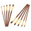 10 Pcs Kids Suit Acrylic Painting Brush Kids Kits Student Painting Supplies Wat Carousel 2