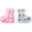2pcs Chocolate Mold Christmas Baking Mold Sock pattern Mold Baking Molds Carousel 1