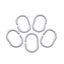 48 Pcs Shower Curtain Hook Shower Curtain Rings C Rings Bath Drape Loop Clip Carousel 1