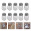10 Pcs Hand Grinder Salt Pepper Grinders Mini Salt Pepper Shakers Salt Pepper S Carousel 2