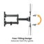 Gorilla Arms 23-55" Full Motion TV Wall Mount Carousel 4
