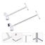 1 Set 2pcs Acrylic Earring Storage Racks Jewelry Storage Racks Earring Organize Carousel 2