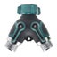 3/4 Inch Double pass Splitter Garden Watering Hose Connection Tool Y shaped Agr Carousel 1