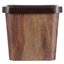 Imitation Wood Grain Trash Can Retro Waste Bin Garbage Container Bedroom Wasteb Carousel 1