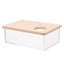 1pc Sand Bath Box Small Pets Shower Room Clear Hamster Toilet Sand Bath Room Carousel 3