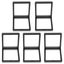 5 Pcs Earring Organizer Box Bangle Bracelet Box Jewelry Box Fake Nail Storage B Carousel 1