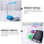 Battery Powered Desk Lamp Durable Desktop Led Light Portable Desk Night Lamp Carousel 3