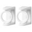 2pcs Adhesive Curtain Rod Holders Curtain Rod Brackets For Living Room Kitchen Carousel 1