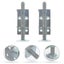 2 Pcs Cabinet Adjustment Foot Wardrobe Foot Pad Table Ground Foot Wardrobe Brac Carousel 2