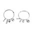 2 Pcs Fashion Bracelets Simple Adjustable Alloy Dumbbell Barbell Pendant Bangle Carousel 3