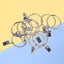 40 Pcs Drapery Hooks Fabric Bows Caps Clothes Drapery Rod Curtain Rod Rings Met Carousel 3