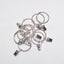 40 Pcs Drapery Hooks Fabric Bows Caps Clothes Drapery Rod Curtain Rod Rings Met Carousel 4