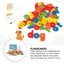 1 Set English Word Spelling Games Learning Toys Alphabet Flash Cards Toy Kit Carousel 2