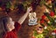 8Pcs Christmas Ornaments Set Christmas Tree Santa Claus Acrylic Hanging Crafts Carousel 3