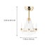 Miniature Furniture Small Hanging Lamp Model Mini House Light Decoration Hangin Carousel 3