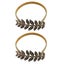 2 Pcs Metallic Curtains Metal Curtain Clip Curtain Rope Decorative Curtain Tieb Carousel 1