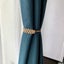 2 Pcs Metallic Curtains Metal Curtain Clip Curtain Rope Decorative Curtain Tieb Carousel 4
