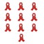 10pcs Red Ribbon Brooches Charming Unique Iron Elegant Exquisite Breastpins Bad Carousel 2