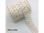 2 Yards/lot Apparel Sewing Fabric Ivory Cream Black Trim Cotton Crocheted Lace Carousel 5