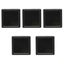 5pcs Transparent Lid Gems Boxes Jewelry Ring Display Case With Foams Pad Carousel 1