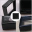 5pcs Transparent Lid Gems Boxes Jewelry Ring Display Case With Foams Pad Carousel 2