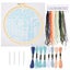 1 Set Embroidery Kit For Beginners Diy Craft Embroidery Stitches Sewing Carousel 2