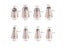 8Pcs/Set Large Stainless Steel Pastry Nozzles Icing Piping Tips Cream Rose Cake Carousel 4