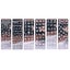 6 Pcs Nail Stamping Plates Florals Diy Stainless Steel Butterflies Image Plate Carousel 1