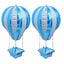 2pcs Hot Air Balloon Model Balloons Aluminium Film Balloons Balloon Decor Carousel 1