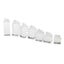 7pcs Clear Acrylic Cube Jewelry Ring Earrings Display Stand Holder Showcase Carousel 1