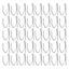 50pcs Practical S shaped Curtain Folds Hook Curtain Decor Pointed Hook S shaped Carousel 2