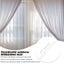 2 Pcs Retractable Clothes Rack Adjustable Tension Rod Small Curtain Rods Closet Carousel 2