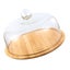 1 Set Of Wood Cake Plate Cake Holder Wooden Cake Stand Cake Dome Bread Tray Carousel 3