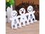 1Pc Toothbrush Holder Wall Mounted Suction Cup 5 Position Cute Cartoon Smile Carousel 2