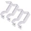 2 Pairs Of Curtain Rod Brackets Heavy Duty Curtain Rod Holders Metal Curtain Ro Carousel 2
