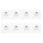 8 Pcs Curtain Rod Brackets Hooks Adhesive Curtain Rod Holder Hooks Curtain Rod Carousel 1